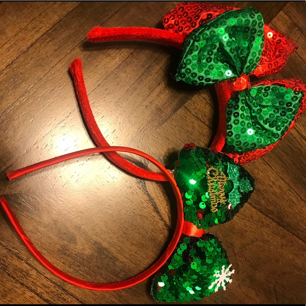 Christmas Holiday Bow Headband